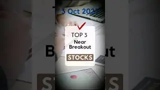 Top 3 Stocks Near Breakout #stocks #breakout #top3