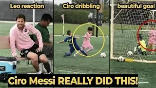 Ciro Messi Wows Messi & De Paul with INSANE Dribbling Skills | Unseen Reactions