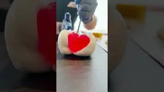 Pink Love Heart Candy 🩷😍  #satisfying #asmr