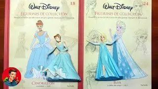 Disney Hachette - Figurines de collection - N° 18 Cenerentola e N° 24 Elsa (Frozen) Review ITA