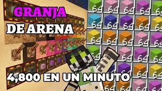 GRANJA DE ARENA 1.20 MINECRAFT BEDROCK