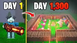 I Built the STRONGEST Base With Friends After 1300 Days | 99 Nights in the Forest #roblox #gaming