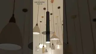 Modular Yellow Travertine Pendant Light | Minimalist & Customizable Stone Lighting