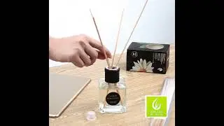 Bloom Diffuser Reed Diffuser With Rattan Stick Fragrance Concentration And Packing Be Customized