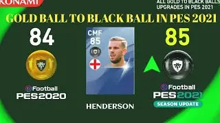 PEMAIN GOLDBALL YANG UPGRADE KE BLACKBALL DI PES 2021 MOBILE