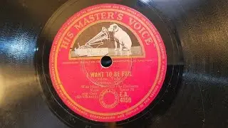 I Want To Be Evil. Eartha Kitt. HMV 78rpm Shellac Record from 1954