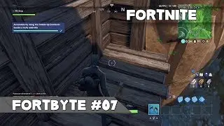 Fortnite Fortbyte #07 - Accessible by Using Cuddle Up Emoticon Inside a Rocky Umbrella
