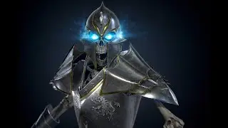 Game ready model Skeleton knight2