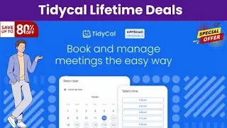 Tidycal Review- Best Meeting Booking & Scheduling Tool 2024 (Appsumo)
