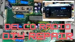 How I soldered new CAPACITORS to fix my GM Delco Radio