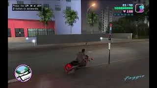 GTA Vice City: Tommy Rides Bike - VAN TV