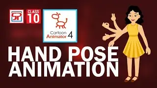 Cartoon Animator 4 : How to Create Hand Pose Animation | Manual Hand Animation | Hindi Tutorial