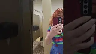 Checking my makeup. Looking good, mom. Mom, Looking good