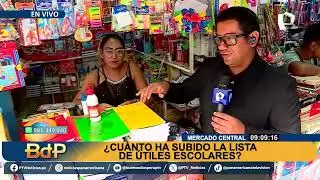 Mercado Central: ¿Cuánto ha subido la lista de útiles escolares a poco de iniciarse las clases?