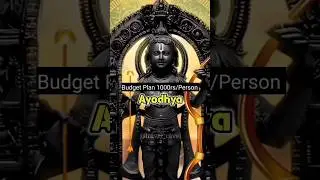 Ayodhya Budget Tour #shorts #ayodhya #ayodhyarammandir #travelcavel #travel