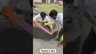 Изготовление кровати из цемента для комнаты &mdash; Самодельная дешевая кровать #кровать #изготовление ...