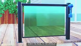 Installation Steps of the Glass Railing Wood Floor - Alumiguard MFG
