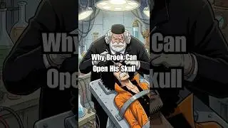 Why Brook Can Open His Skull #onepiece #animetheory  #chapter1172