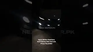 4pcs Front Grill Flashers, Multi Modes Remote Operated,Price 2450, Delivery All Over 🇵🇰 Order Now