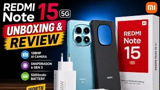 Redmi note 15 5g unboxing & review 🤯😇|| slim phone 2026 || What Makes Redmi NOTE 15 5G So SPECIAL?