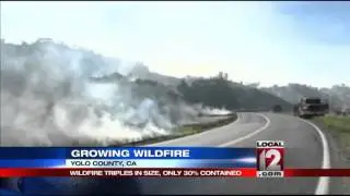 Northern California wildfire challenges crews
