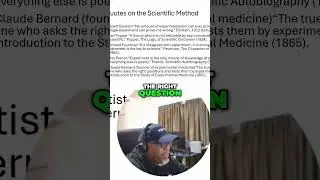 Claude Bernard's Scientific Method: Ask, Experiment, Succeed #shorts