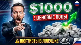 СЕРЕБРО ПО $1000: Вэнс Подтвердил Ценовые Полы — Шортисты В Ловушке