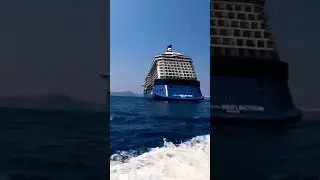 Tendering back to Celebrity Reflection at Santorini Greece