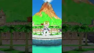 Super Mario Sunshine Ambience | Isle Delfino | No Music ASMR/Sleep aid #shorts