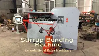 Automatic Cnc Rebar Stirrup Bending Machine / Stirrup Bender /Rebar Wire Bending Machine@YouTube