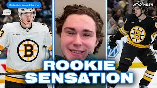 Bruins Fraser Minten Talks Bruins Recent Success and His Emergence This Season