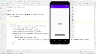 How To Create A Toast In Android Studio