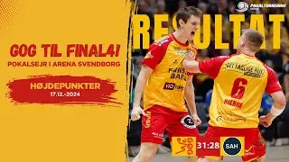 🎥 Højdepunkter: Pokalsejr i Arena Svendborg - GOG skal til Final4! | 17-12-24 | GOG Sport #viergog
