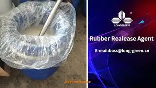 Rubber belt isolation agent processing