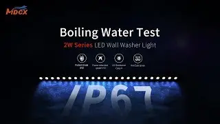 2W Series LED Wall Washer Light | Boiling Water Test