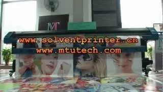 Eco solvent printer with Epson DX5 Head, 1440 dpi, outdoor & indoor