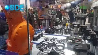 BDE presente en Hannover Messe 2018 visitado stand de SCHUNK