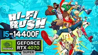 Hi-Fi Rush RTX 4070 SUPER 12G + i5 14400F - 1440p + 4K Benchmark