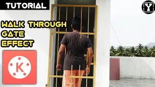 Zach king magic edit kinemaster||walk through gate effect kinemaster