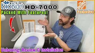 Био-биде HD 7000! Лучшее роскошное биде для любого туалета! Установка и демонстрация