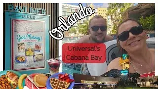 Cabana Bay Bayliner Diner Breakfast |  Cabana Bay Pool Day | Orlando Day 1