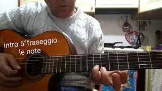 IL RAGAZZO DELLA VIA GLUCK LE NOTE in DO Maggiore Chitarra Stizzo