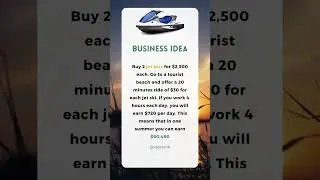 Riding the Waves of Success: Jet Ski Rental Business Unleashed #shorts