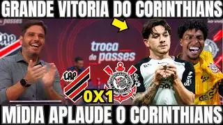 CORINTHIANS 1X0 ATLETICO PR COM GOL DE RODRIGO GARRO E ASSUME 5 COLOCA&Ccedil;&Atilde;O NO BRASILEIRO