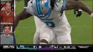 Peyton & Eli react to Lions’ TD on opening drive vs. Ravens | ManningCast