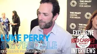 Luke Perry &ldquo;Fred Andrews&rdquo; interviewed at The Paley Center's Riverdale Event #Riverdale