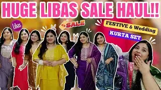 Libas Wedding & Festive Kurta Sets Try-On Haul 💕 | Elegant & Affordable Festive Outfits
