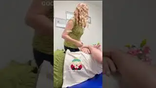 Good back crack #painrehabb #backpainrelief #massage #chiropractor  #cuppingtherapy #uplandca