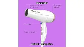 Обзор фена Conair Double Ceramic: делает ли он волосы гладкими и ровными?