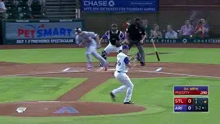 STL@ARI: Corbin, Marte combine for a double play